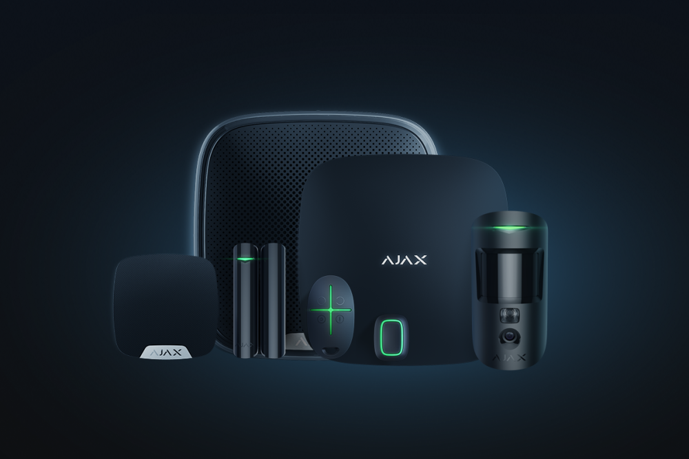 Alarmanlagen Komponenten von unseren Partnerunternehmen Ajax - modernste und zuverlässigste Sicherheitstechnik.